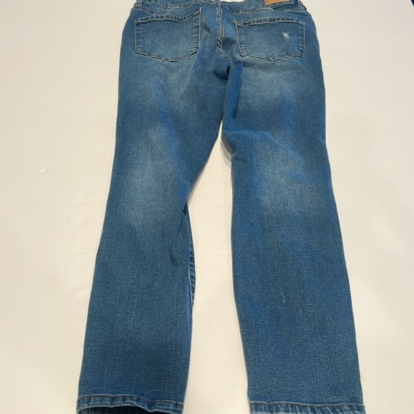 Tahari Kelly Mid Rise Skinny Jeans Size 6/28 distressed - Picture 8 of 11
